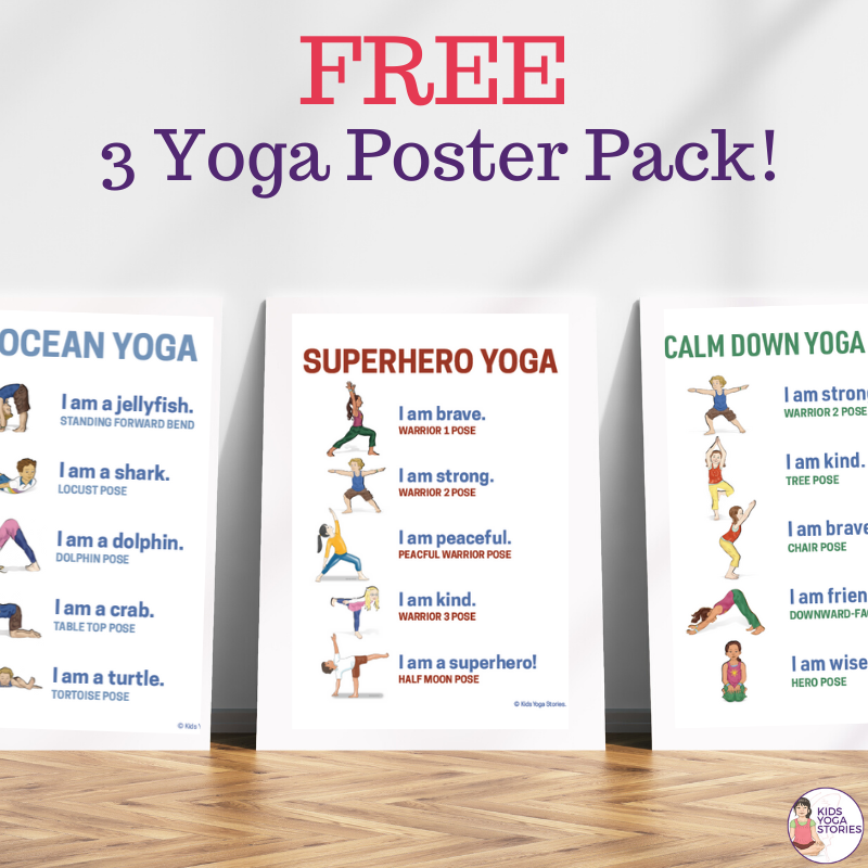 58 Fun And Easy Yoga Poses For Kids Free Printable Posters 