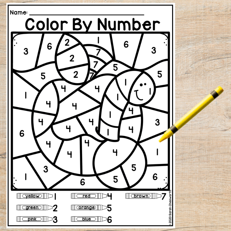 Free Printable Preschool Color Worksheets