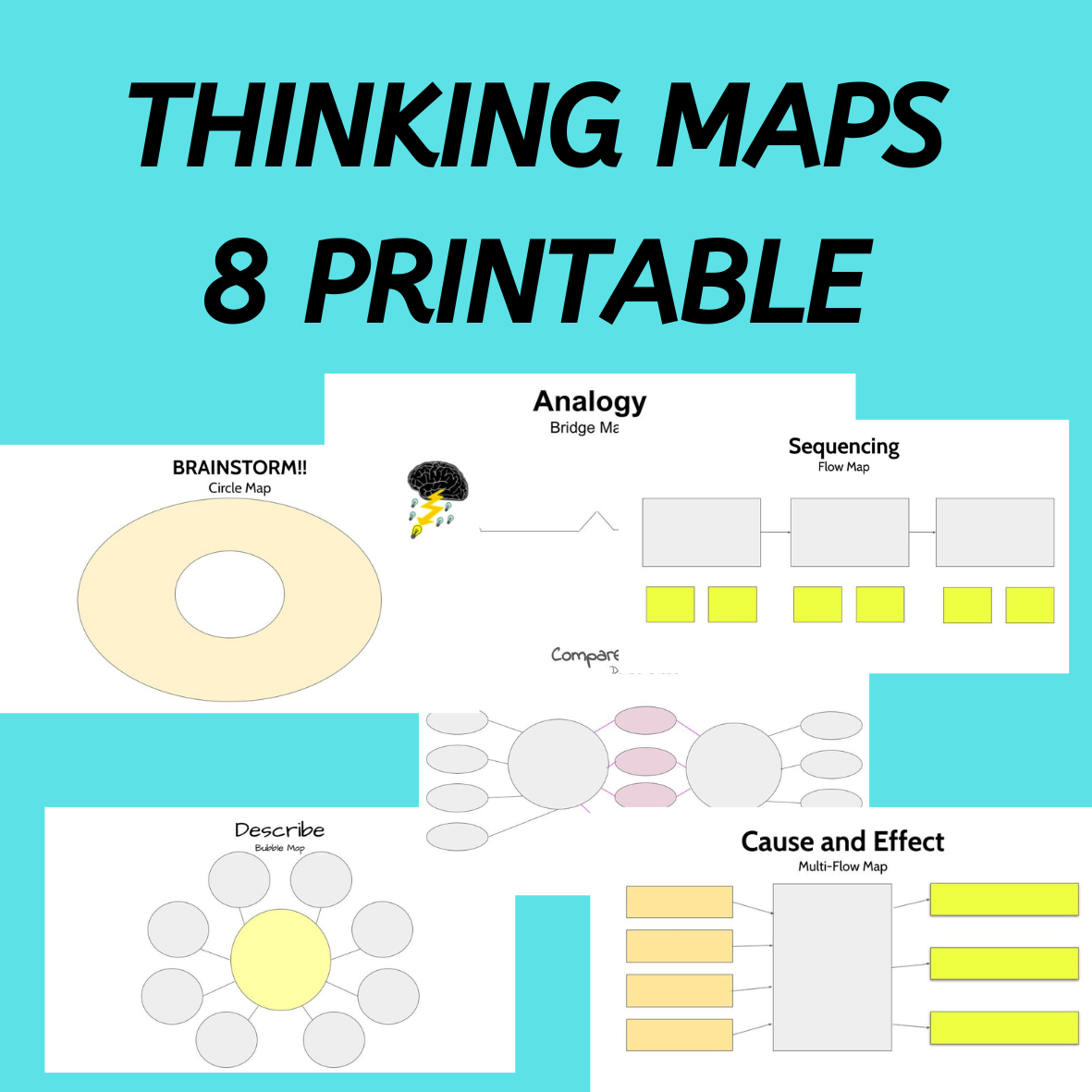 Printable Thinking Charts Circle