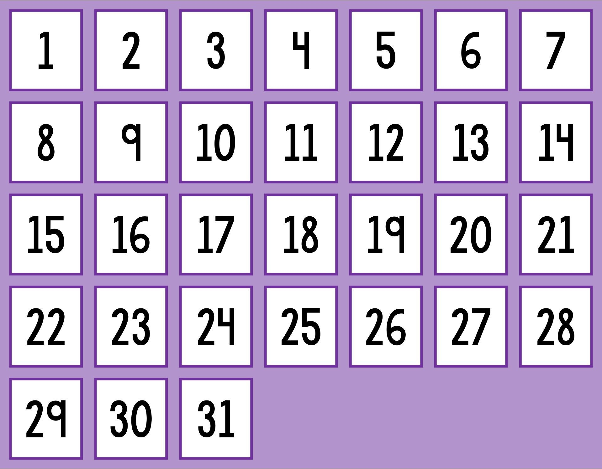 8 Numrat Nga 1 19 Ideas Numbers Preschool Printable Numbers Free Printable Numbers