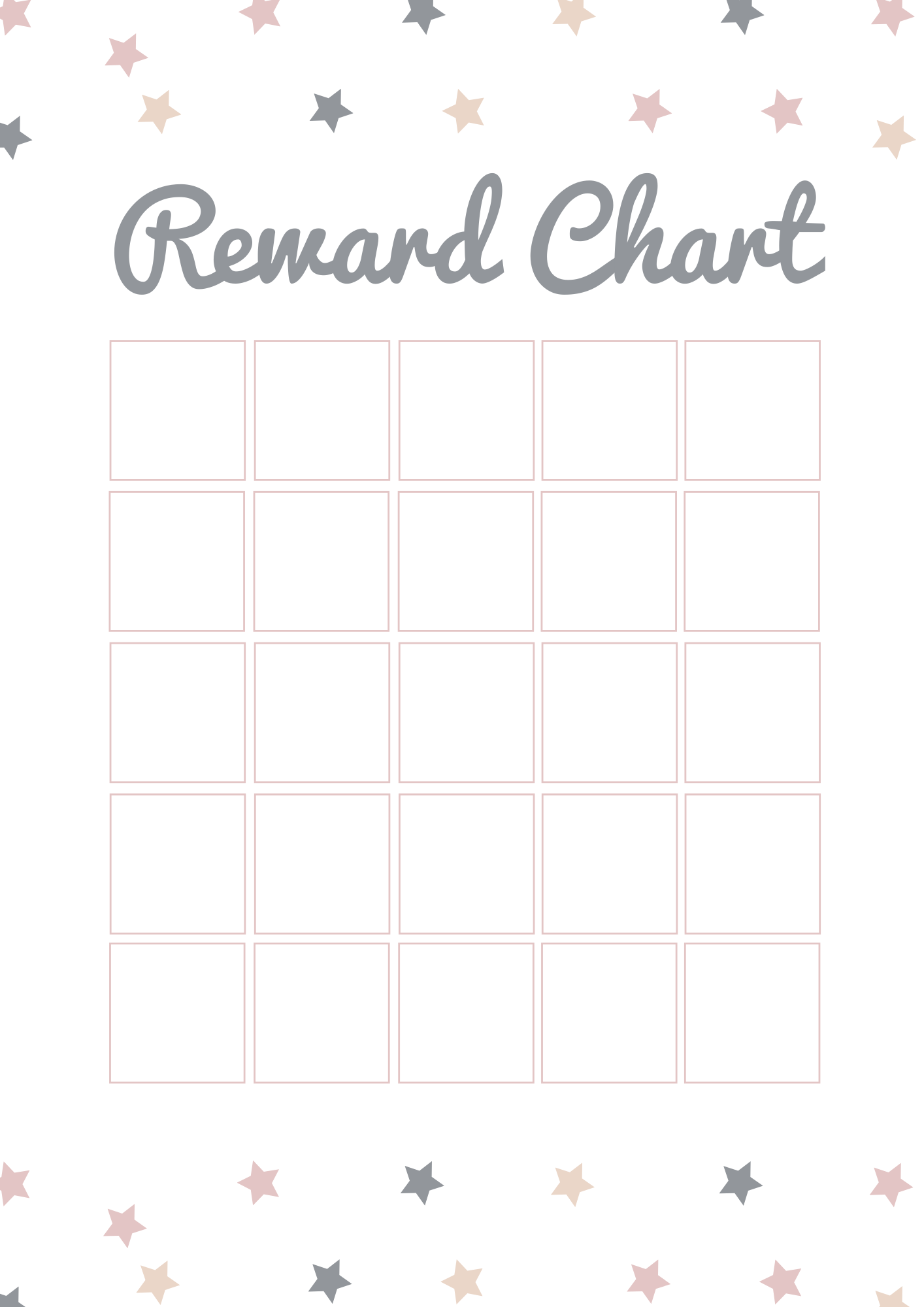 Weekly Printable Reward Charts