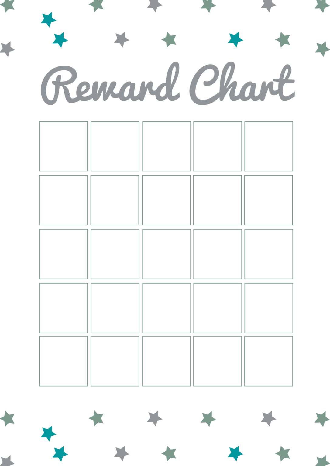 Free Printable Reward Chart For Kids - Template Free Printable