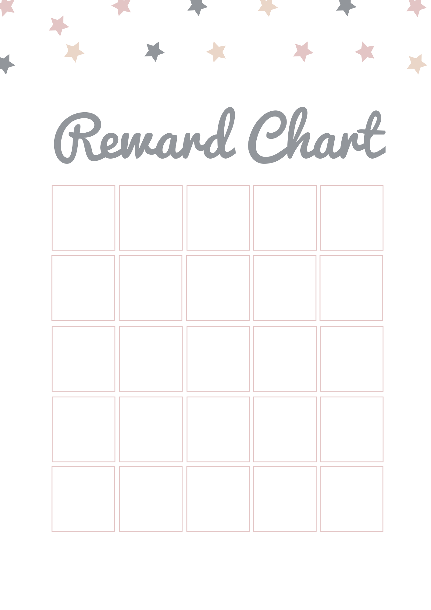 Reward Chart Printable