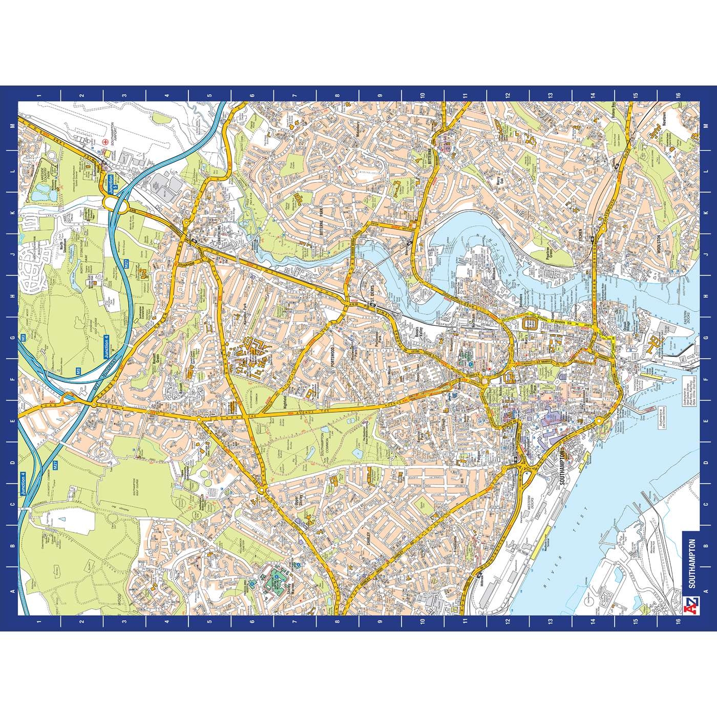 Printable Map Of Southampton City Centre Printable Map Of Southampton City Centre