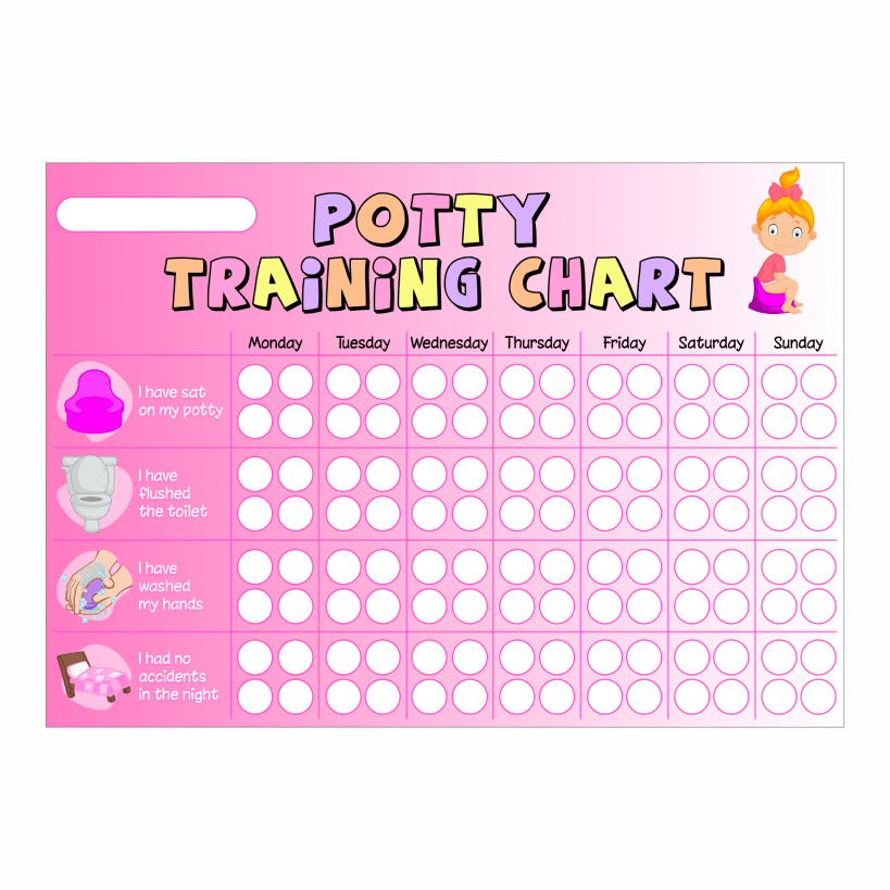 Toilet Training Chart Printable Girl