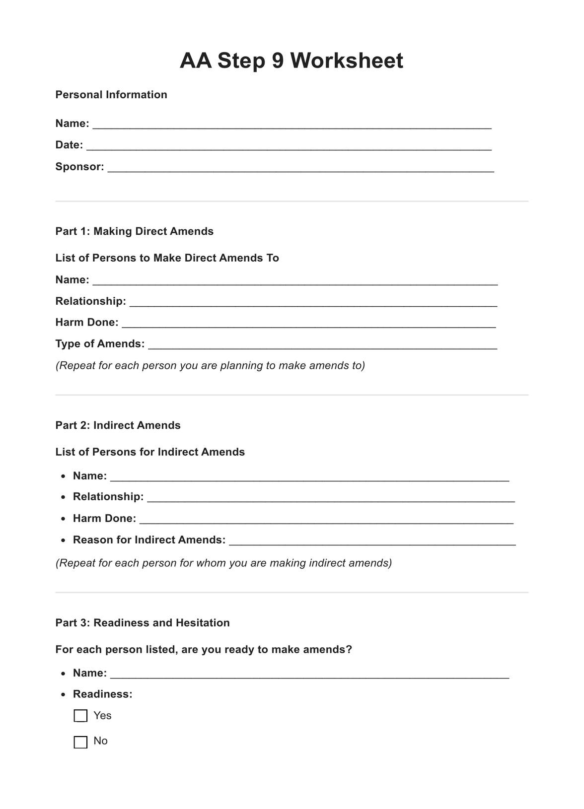 Printable Character Defects Worksheet Printable Character Defects Worksheet