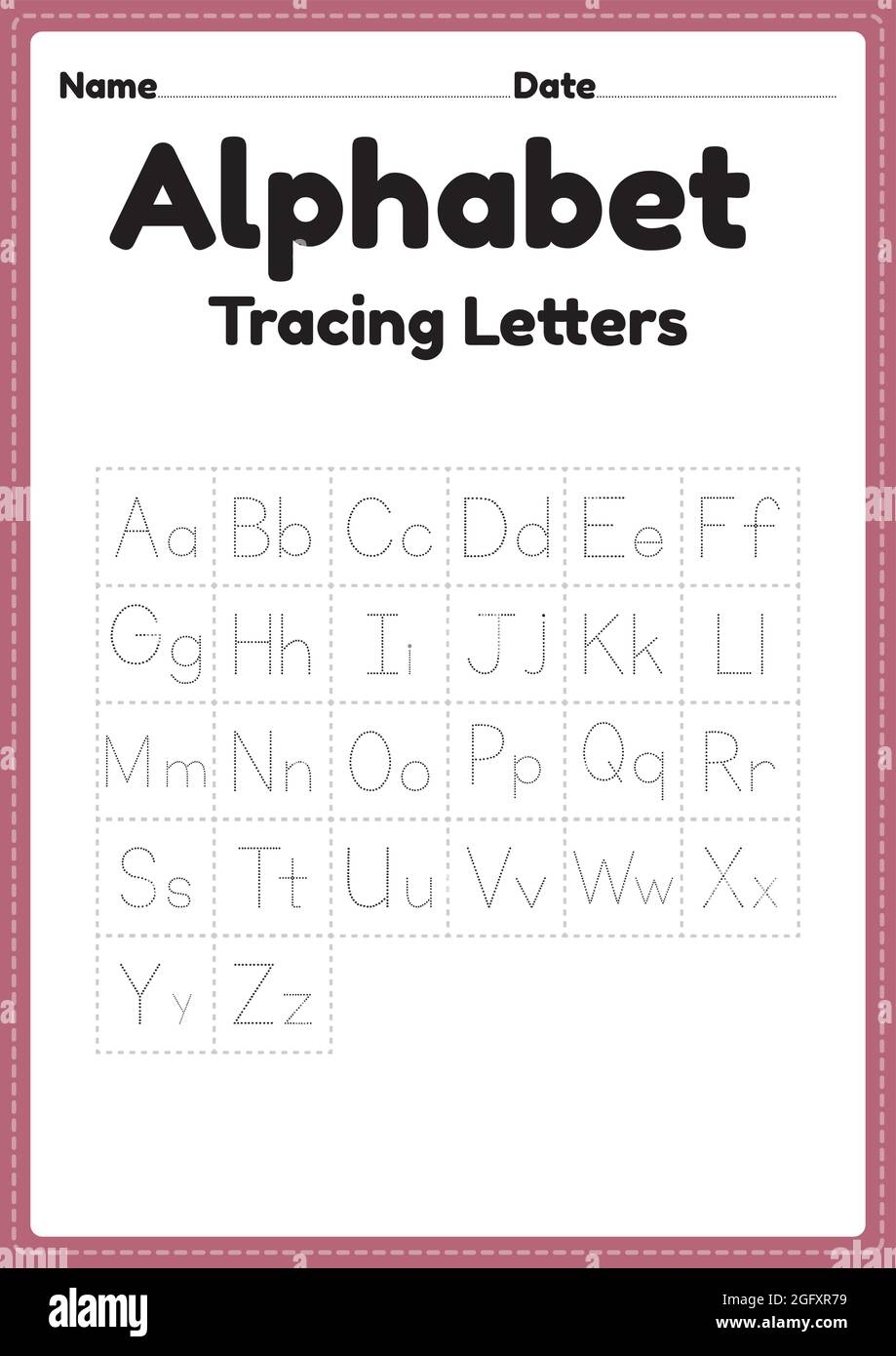 Abc Worksheets Hi res Stock Photography And Images Alamy