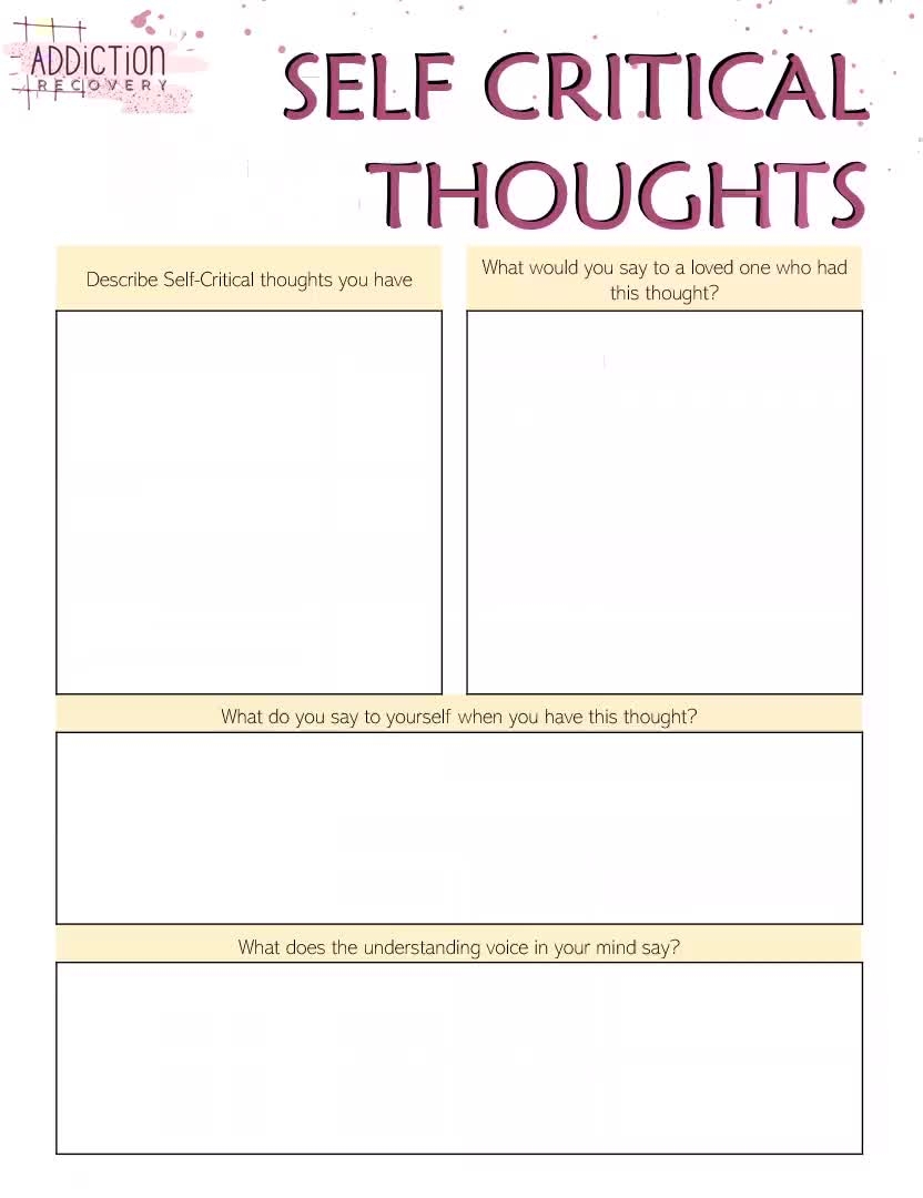 Addiction Recovery Worksheets Sobriety Planner Mental Health Self Care Relapse Prevention Printable Digital Mindfulness Self Development Etsy