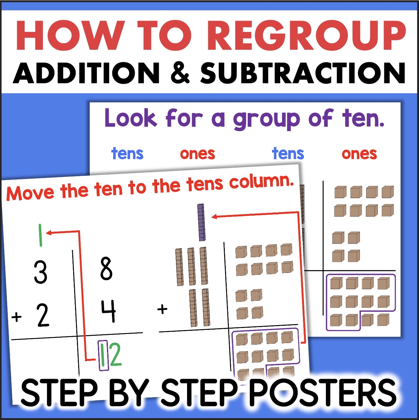 Regrouping Chart Printable