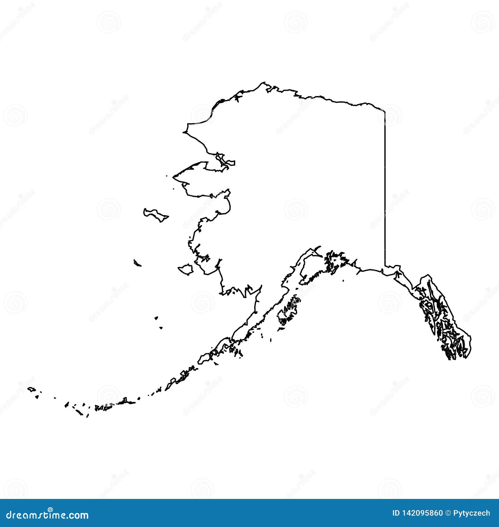 Printable Map Alaska