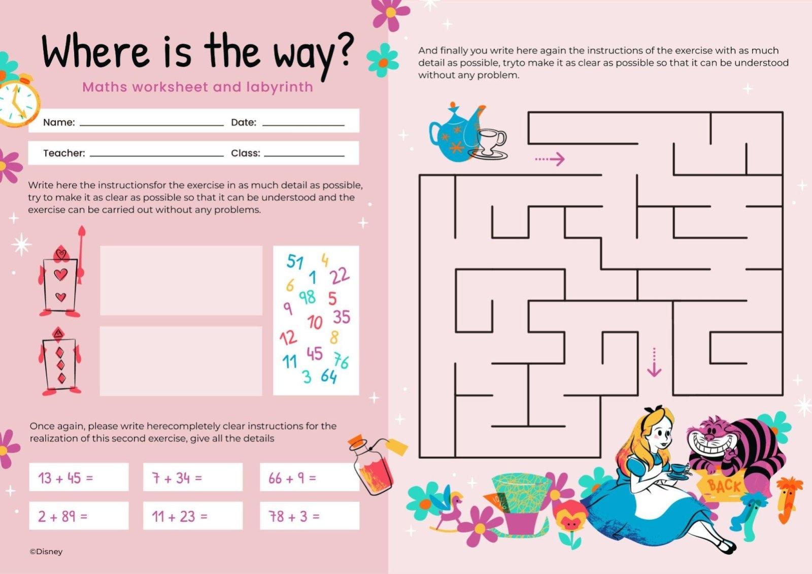 Alice In Wonderland Maze Worksheet Presentation Alice In Wonderland Maze Worksheet Presentation