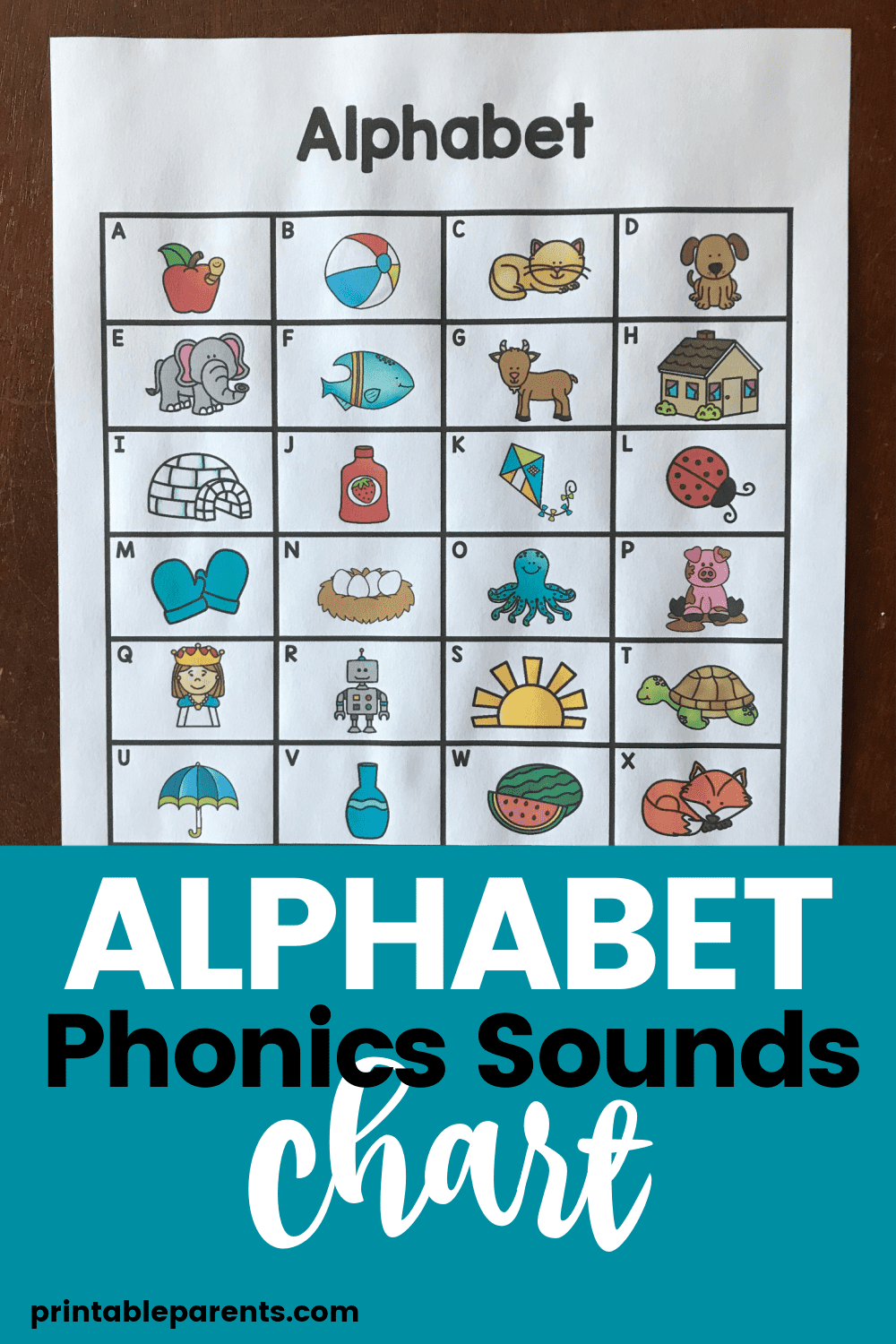 Printable Alphabet Phonics Sounds Chart Pdf