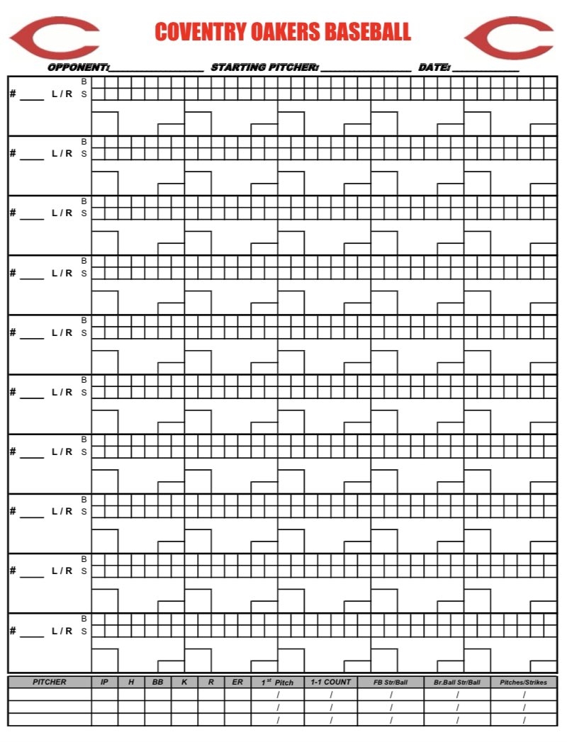 Also Have Pitching Charts If Interested 