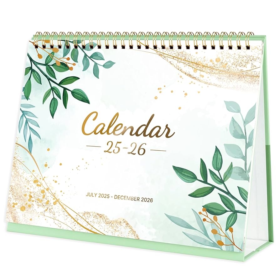 Amazon 2025 2026 Desk Calendar July 2025 To December 2026 Standing Flip Desktop Calendar 2025 2026 10 X 8 3 Small Desk Calendar With Thick Paper 2025 2026 Calendar With Strong Twin Wire Office Products