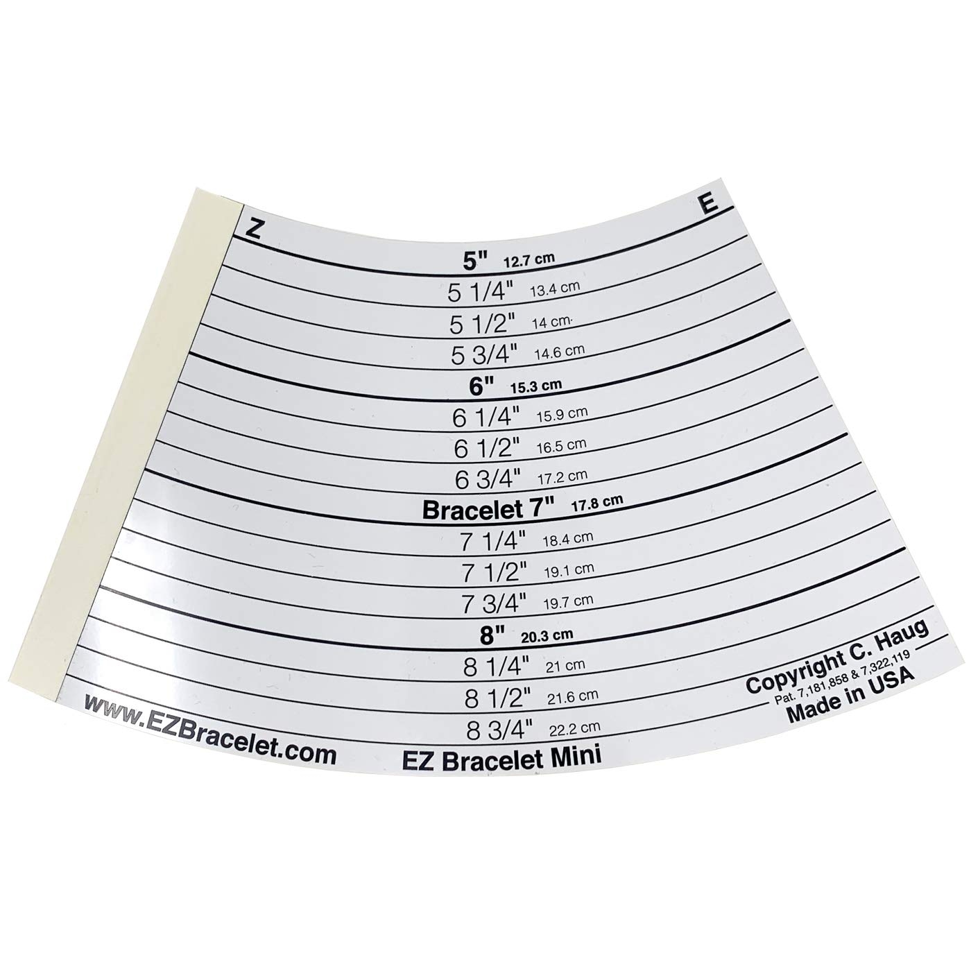 Amazon EURO TOOL Ez Sizer Bracelet Mandrel Travel Size GAU 110 10 Arts Crafts Sewing