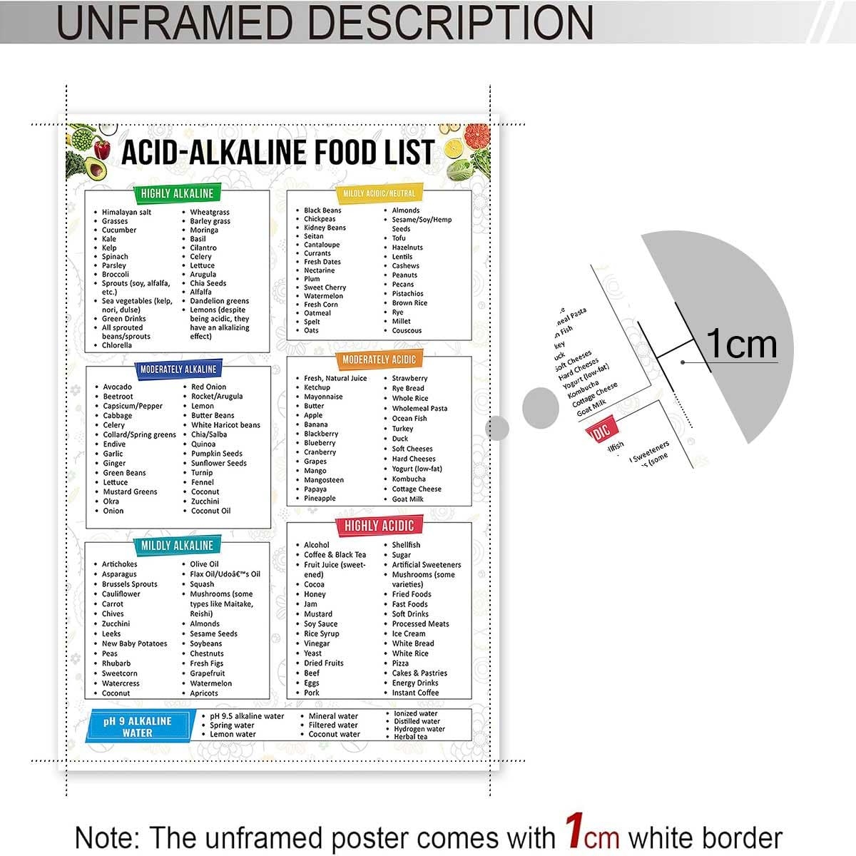 Printable Alkine Food Chart Printable Alkine Food Chart