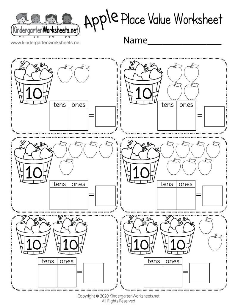 Place Value Chart Worksheets Printable Pdf