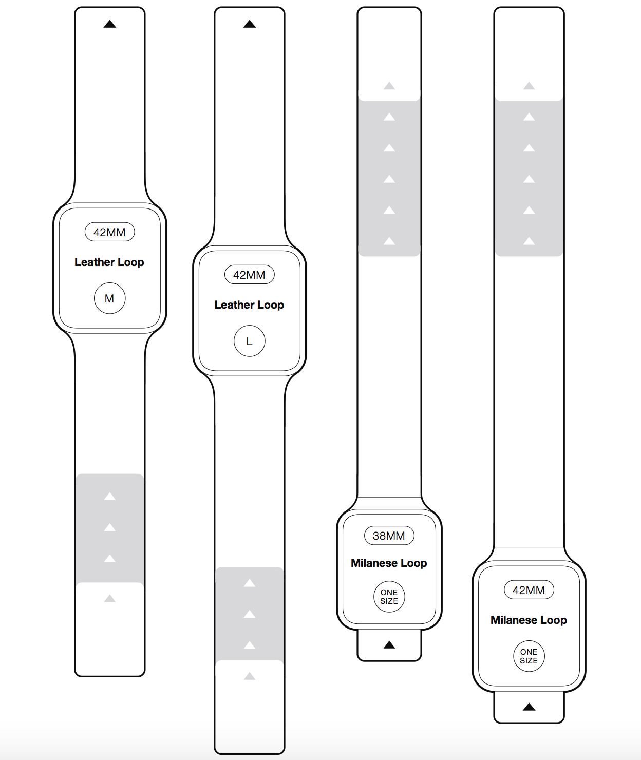 Printable Watch Band Size Chart Pdf