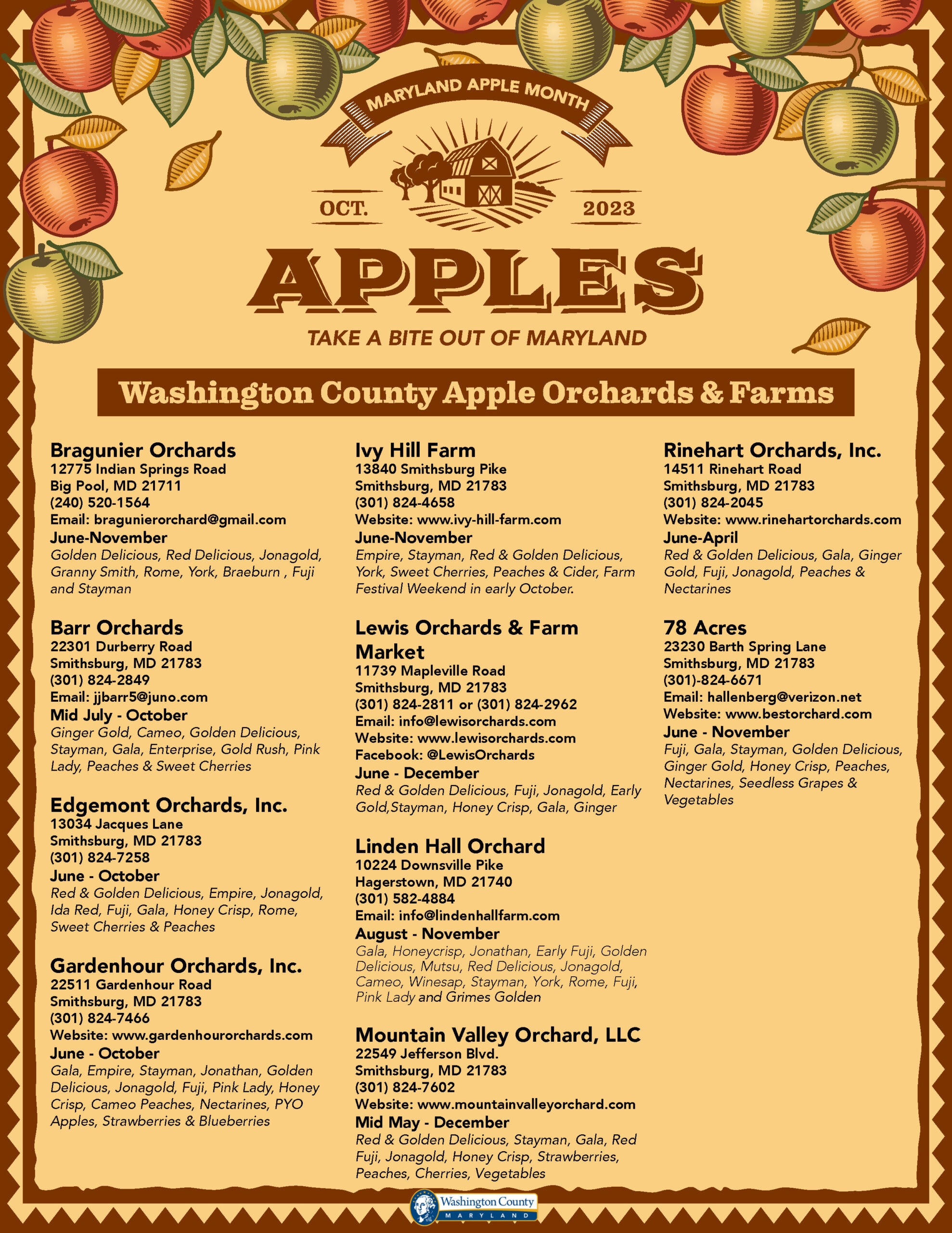 Apples In Washington County Washington County