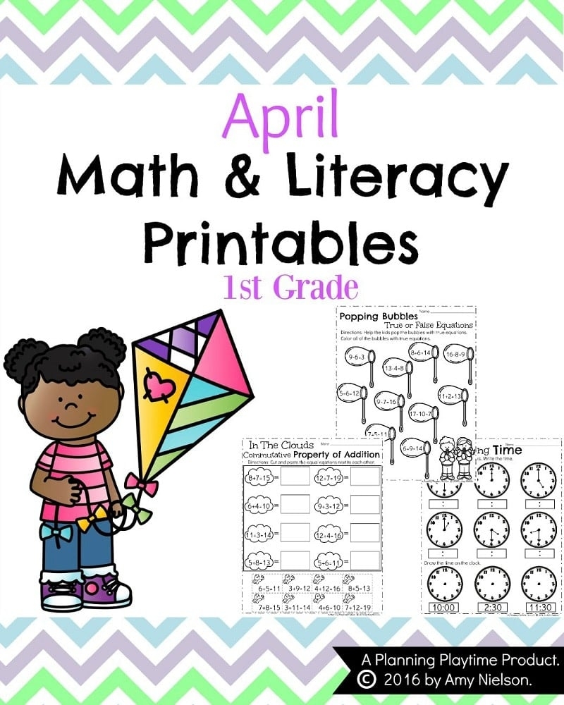 Printable Worksheets For First Graders