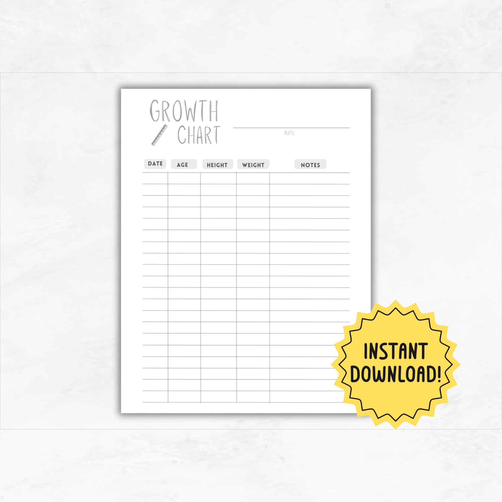 Baby Milestone Chart Tracker Printable Baby Growth Chart DIY Baby Tracking Log Book Child Development Newborn Journal Etsy Ireland