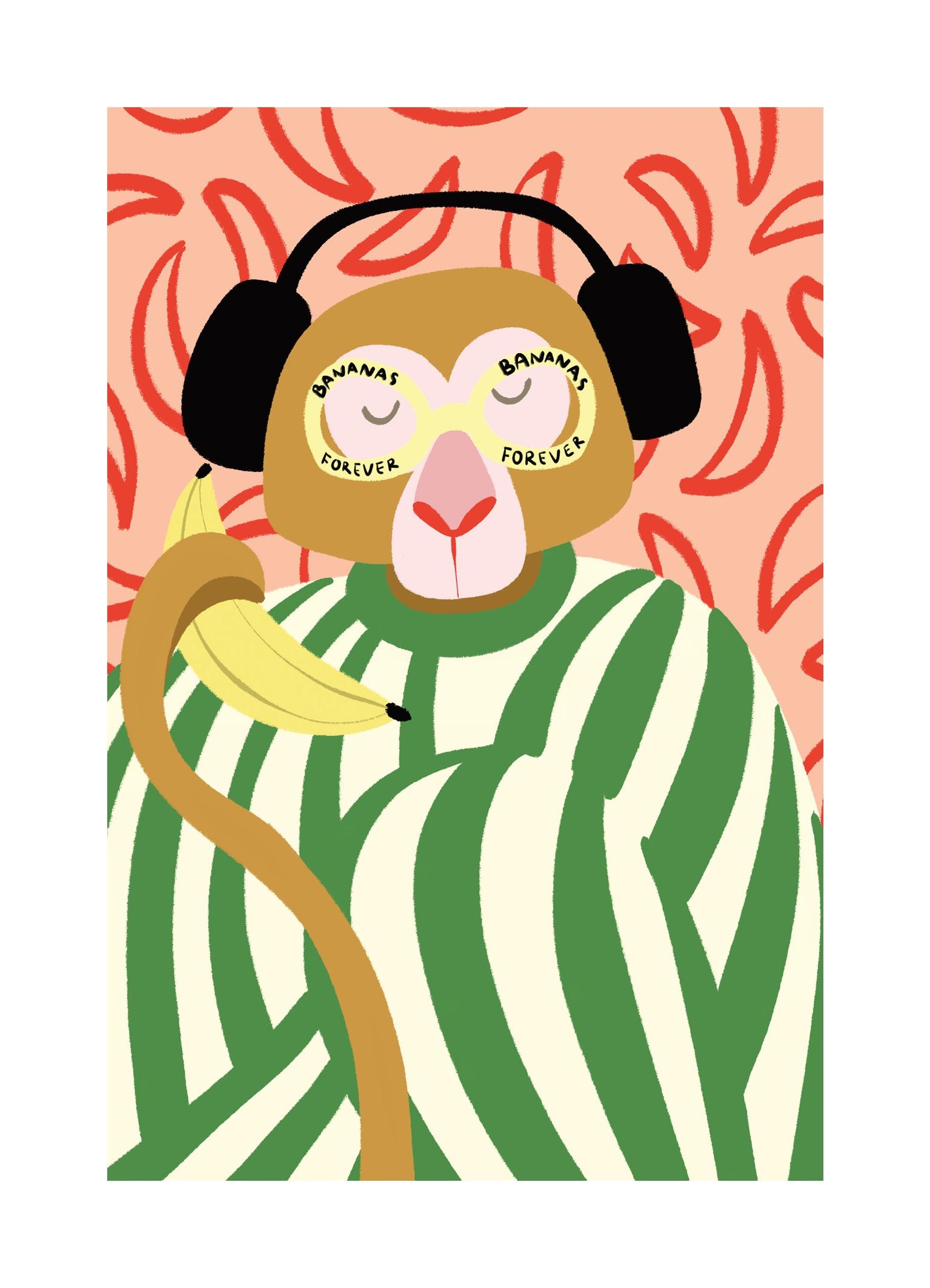 Banana Monkey Reward Chart Printable