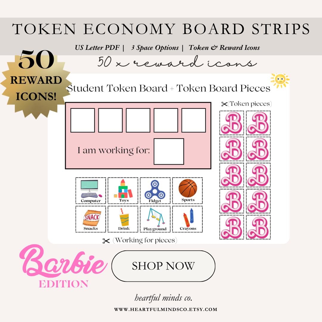 Barbie Reward Chart Etsy