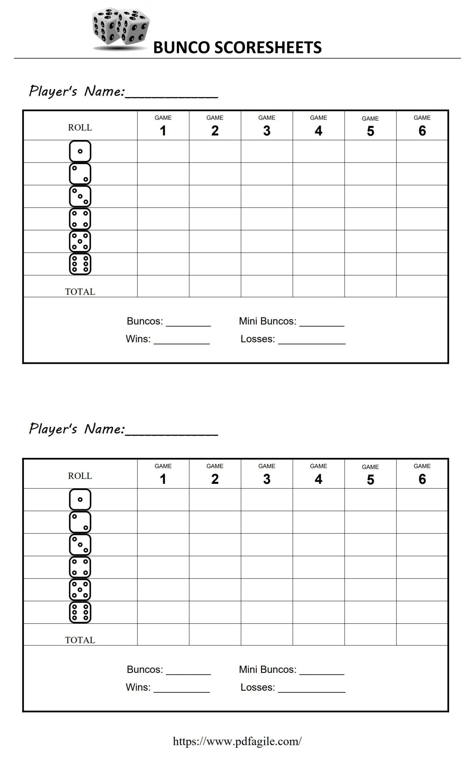 Basketball Score Sheet Printable Pdf Free