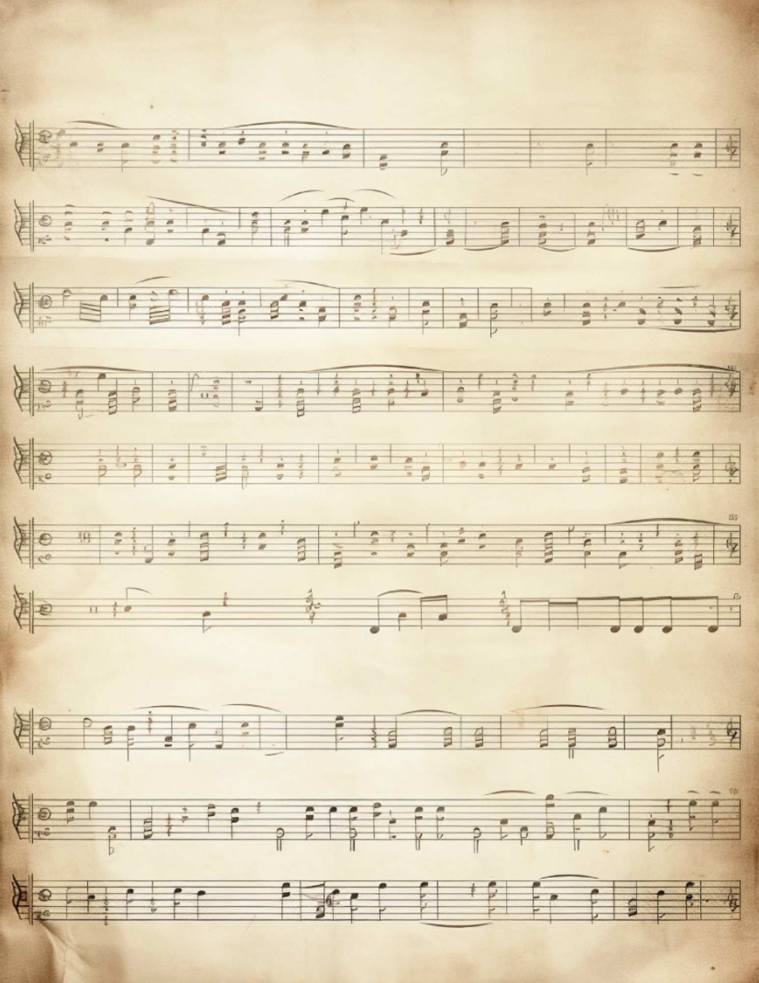 Beautiful Free Vintage Sheet Music Printable Beautiful Free Vintage Sheet Music Printable