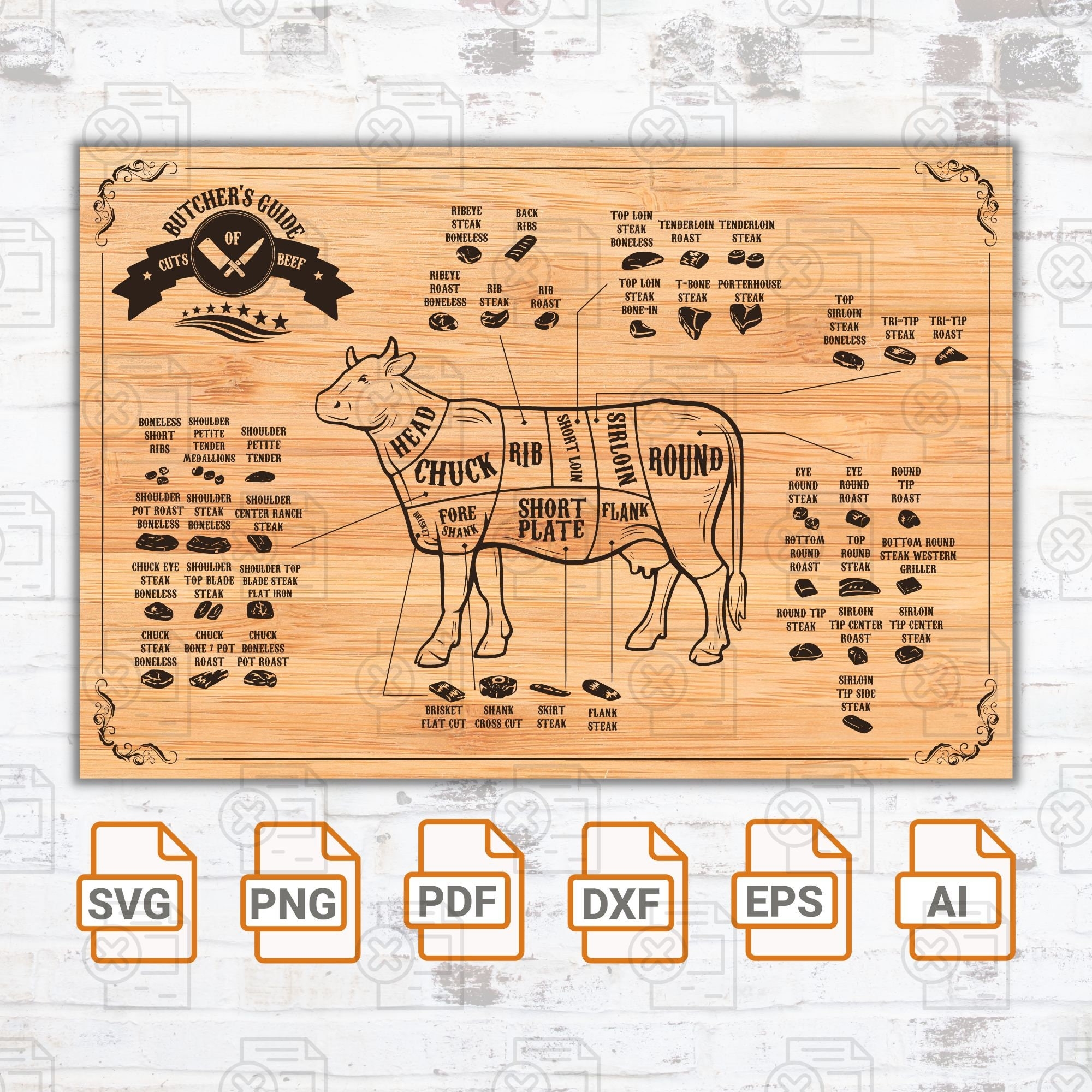 Printable Beef Cutting Chart