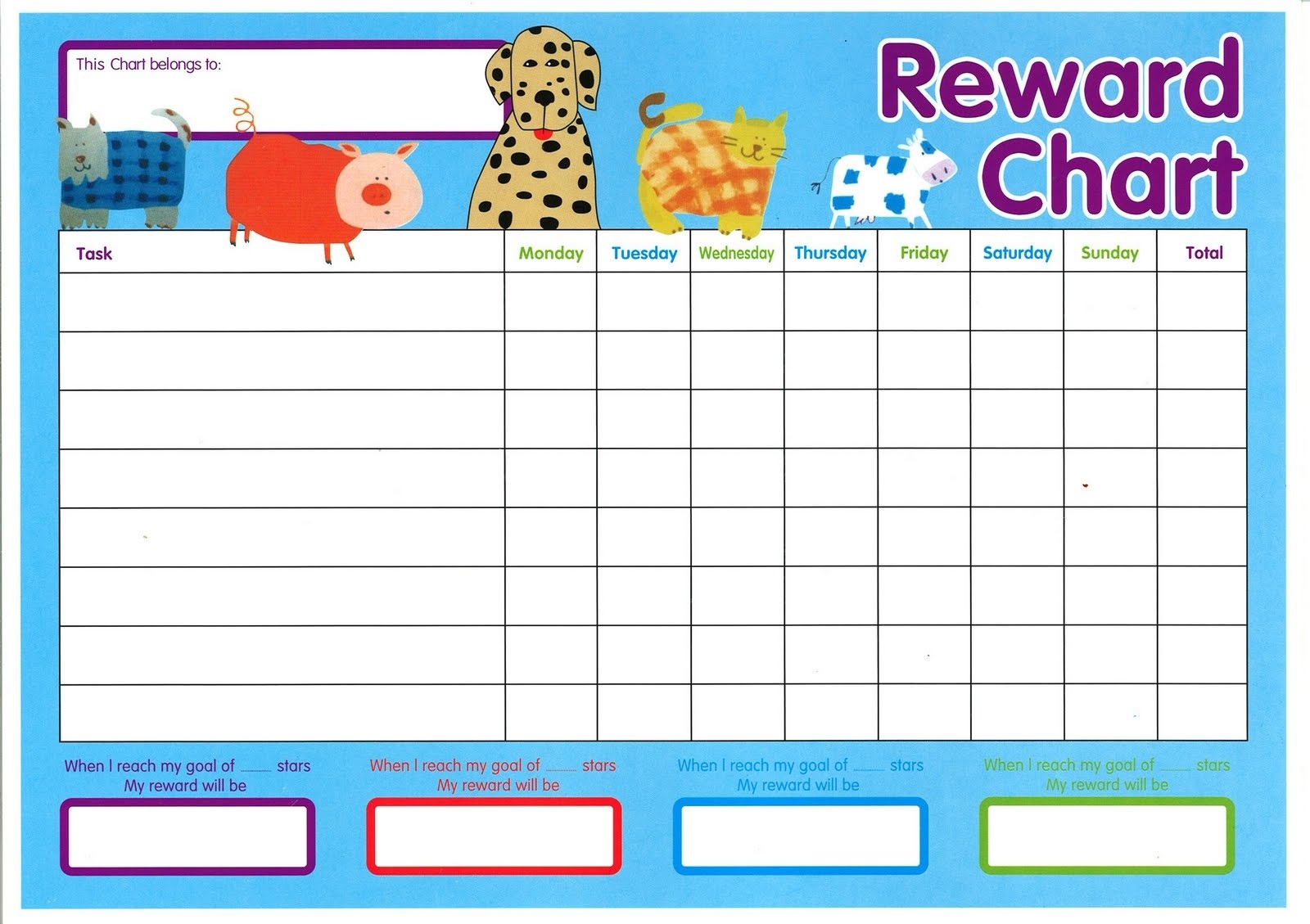 Behavior Reward System 100 Piece Kids Sticker Chart Set Behavior Reward Charts With 2160 Animal Stickers Classroom Incentive Charts