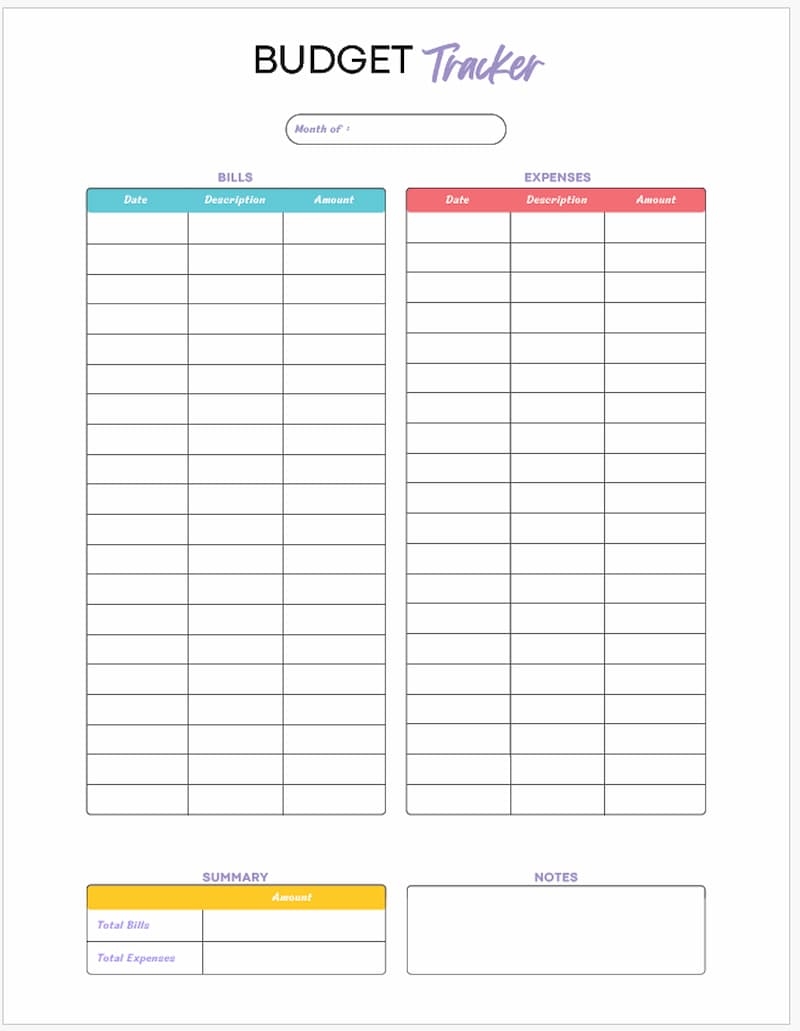 Best Budget Binder Printables The Career Counter