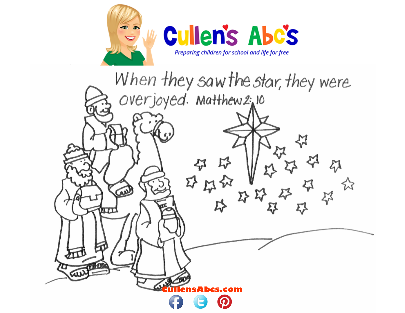 Free Printable Epiphany Worksheets