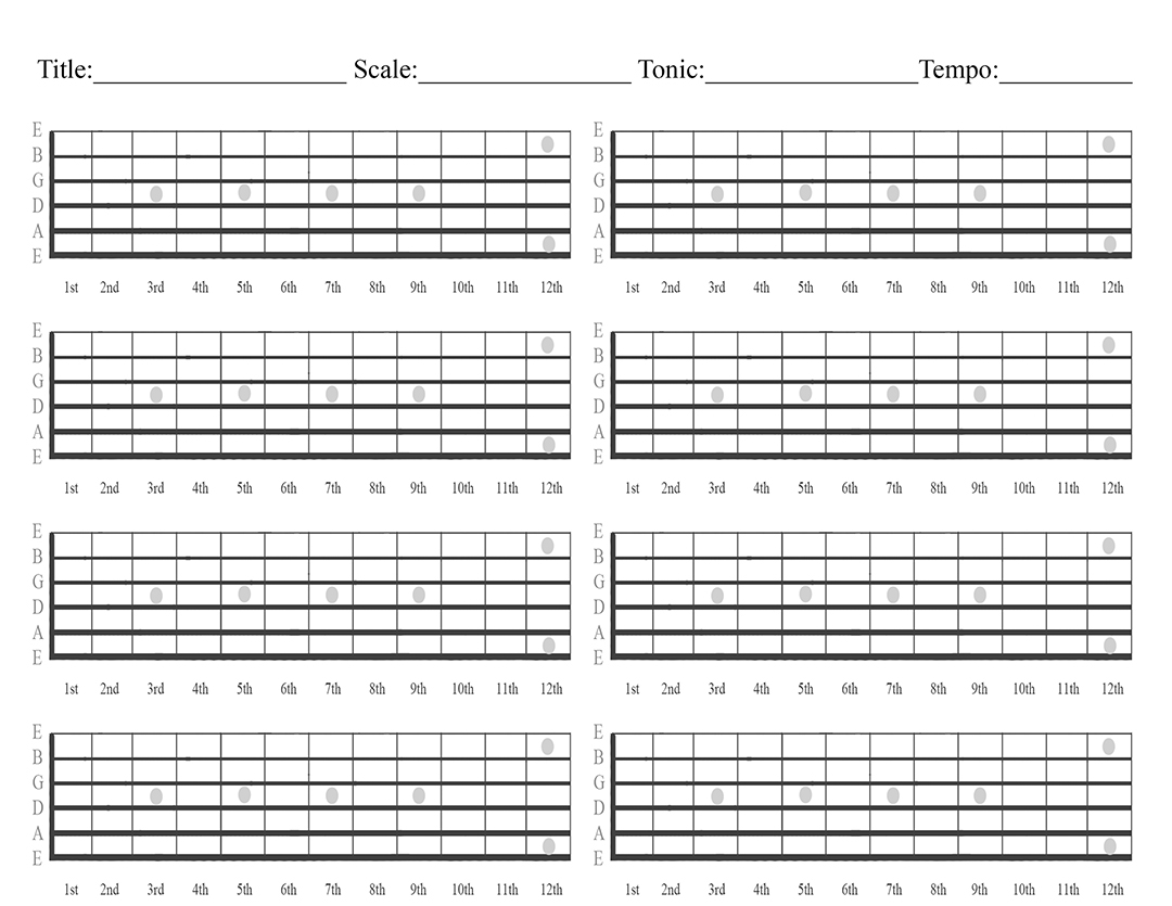 Blank Chord Tabs For All Instruments Blank Chord Tabs For All Instruments