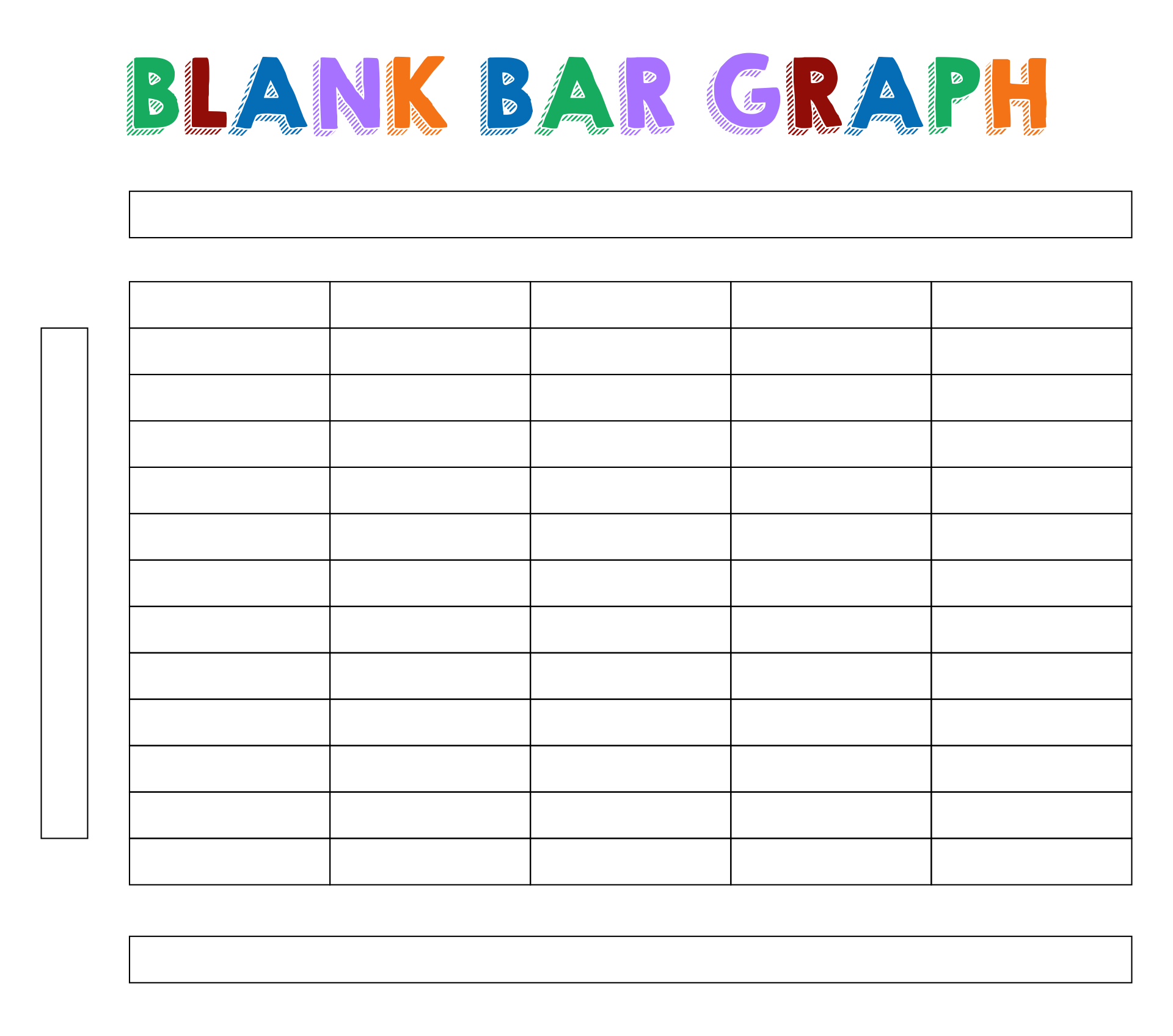 Bar Charts Printables