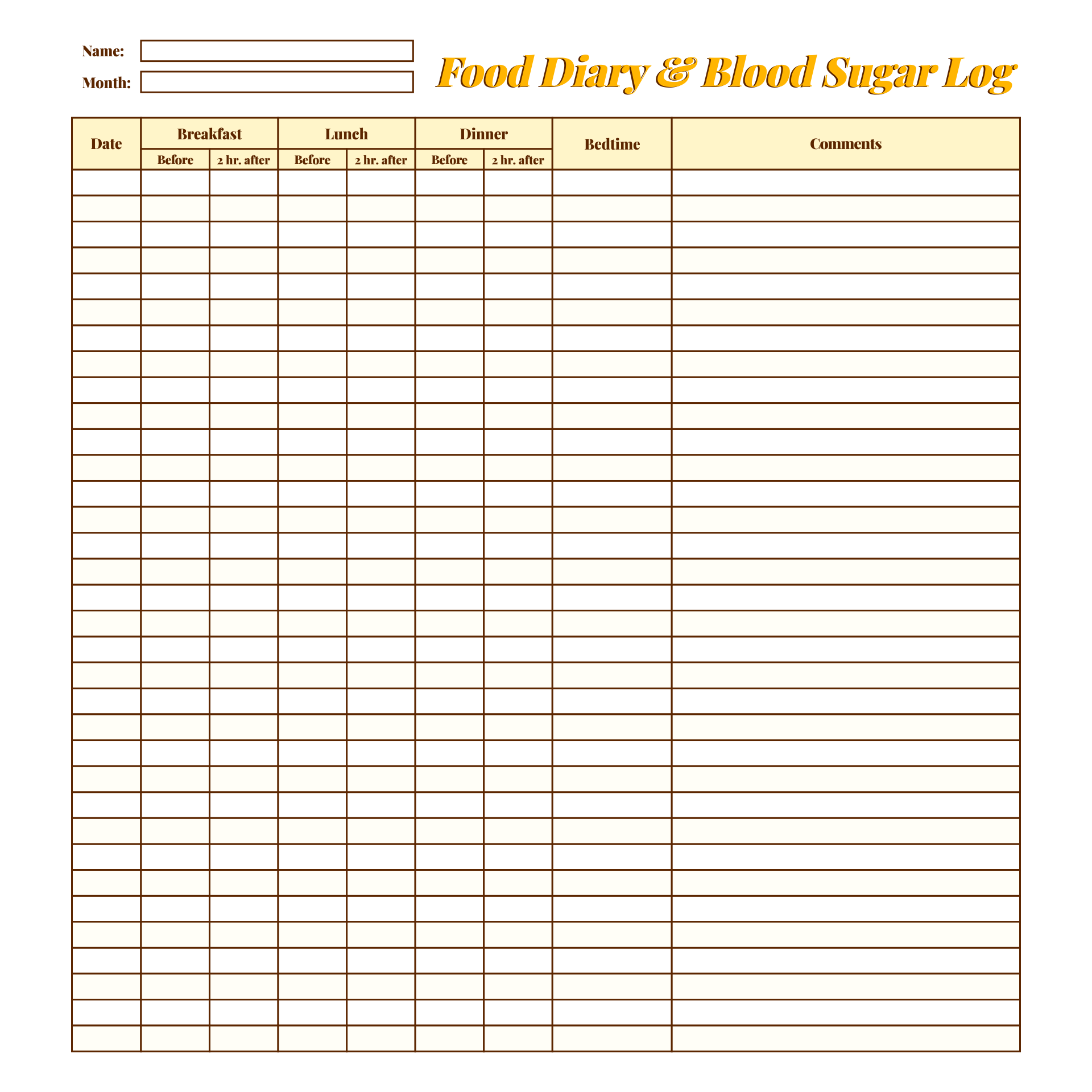 Blood Sugar Test Kit Free Printable Blood Sugar Charts Diabetic Diary
