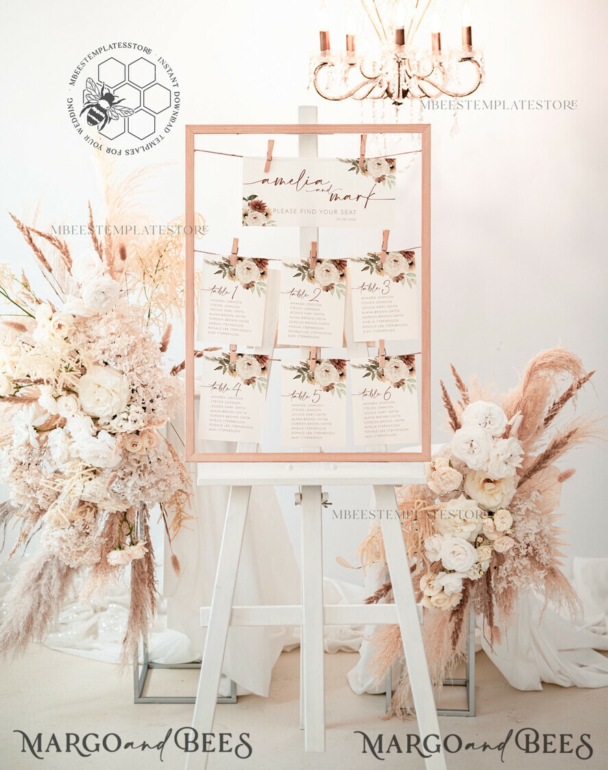 Staples Printable Seating Chart