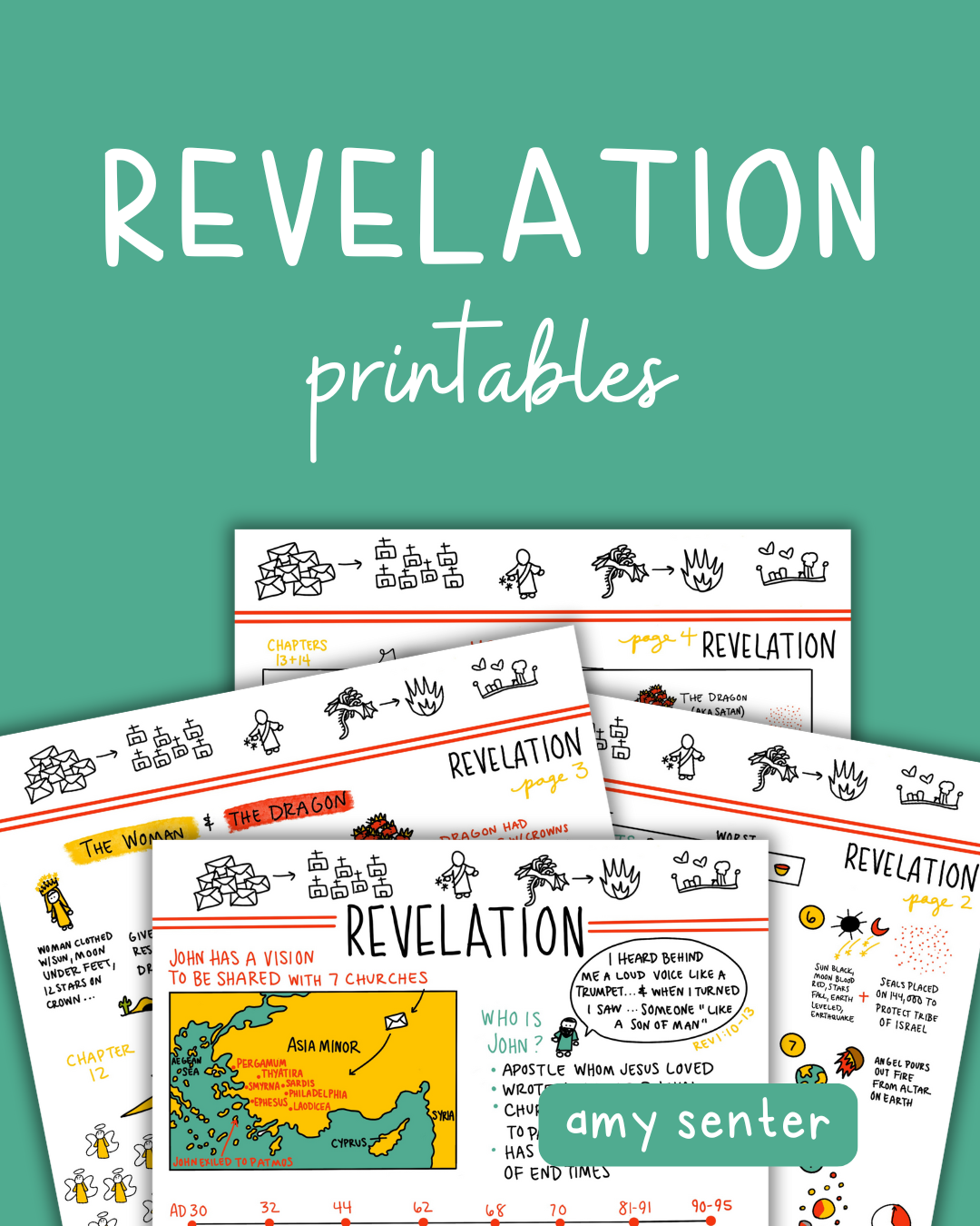 Book Of Revelation Bible Study Printables