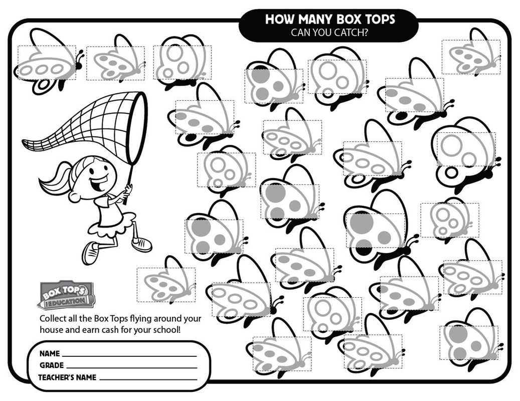 Box Tops Collection Sheets Printable