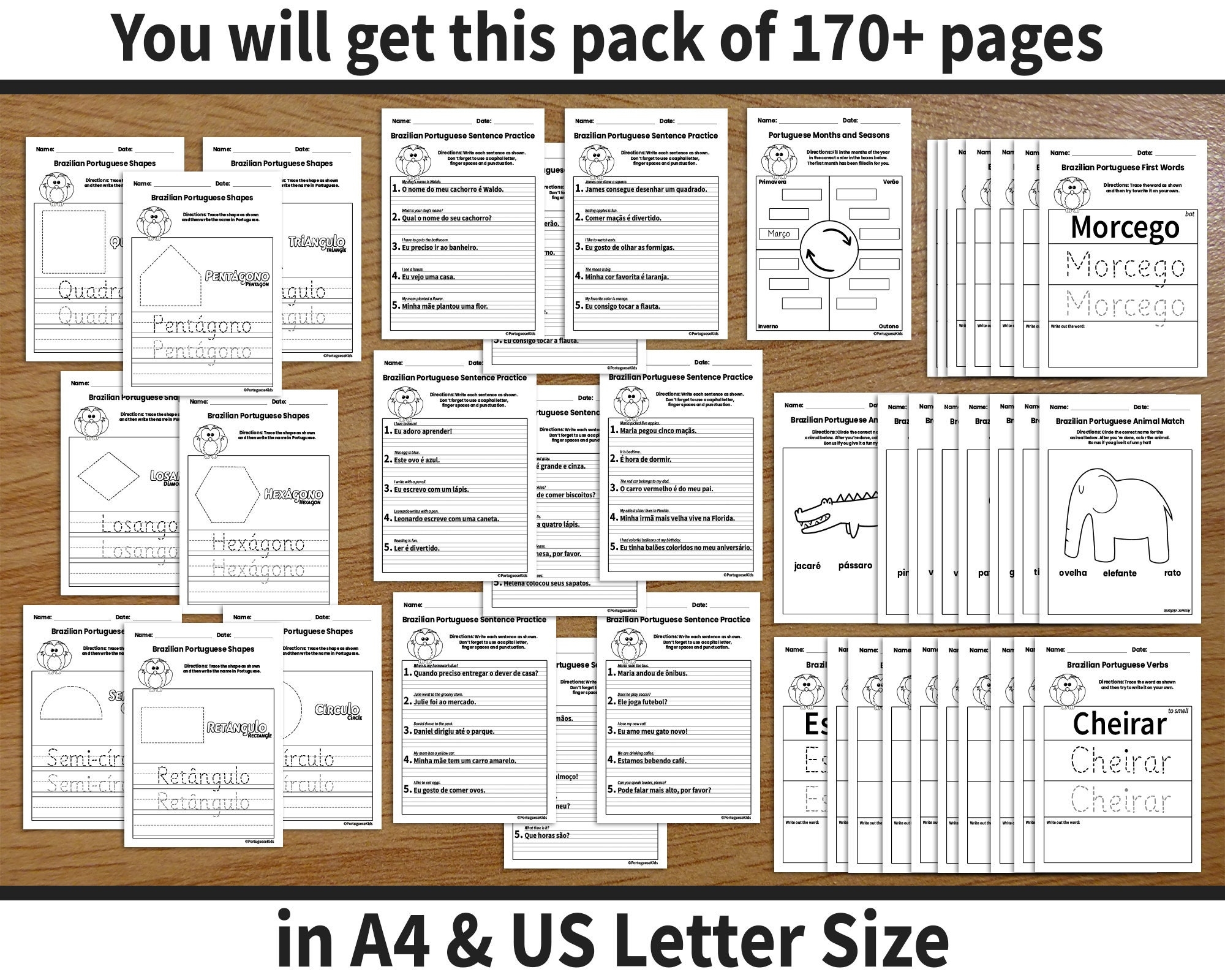 Free Printable Brazilian Portuguese Worksheets Free Printable Brazilian Portuguese Worksheets