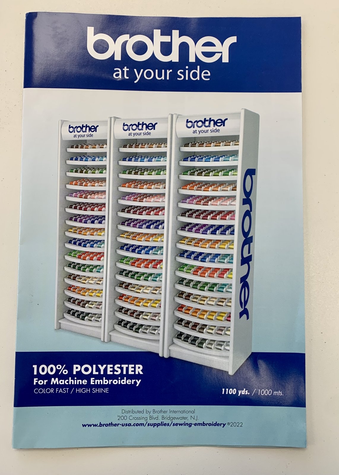 Brother ETP Polyester Embroidery Thread Chart FREE DOWNLOAD