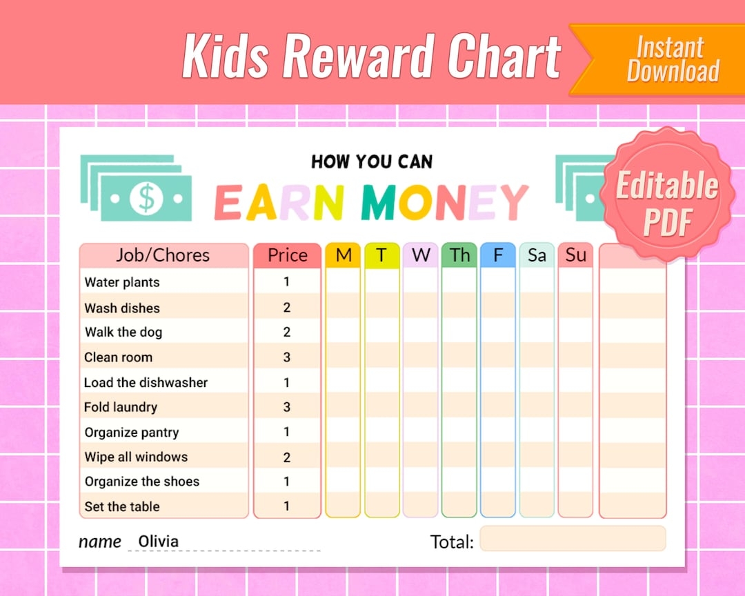 Buy Kids Reward Chart Kids Money Chore Chart Printable Chore Chart For Kids Money Reward Chart Responsibility Chart Editable Chore Chart Online In India Etsy Buy Kids Reward Chart Kids Money Chore Chart Printable Chore Chart For Kids Money Reward Chart Responsibility Chart Editable Chore Chart Online In India Etsy