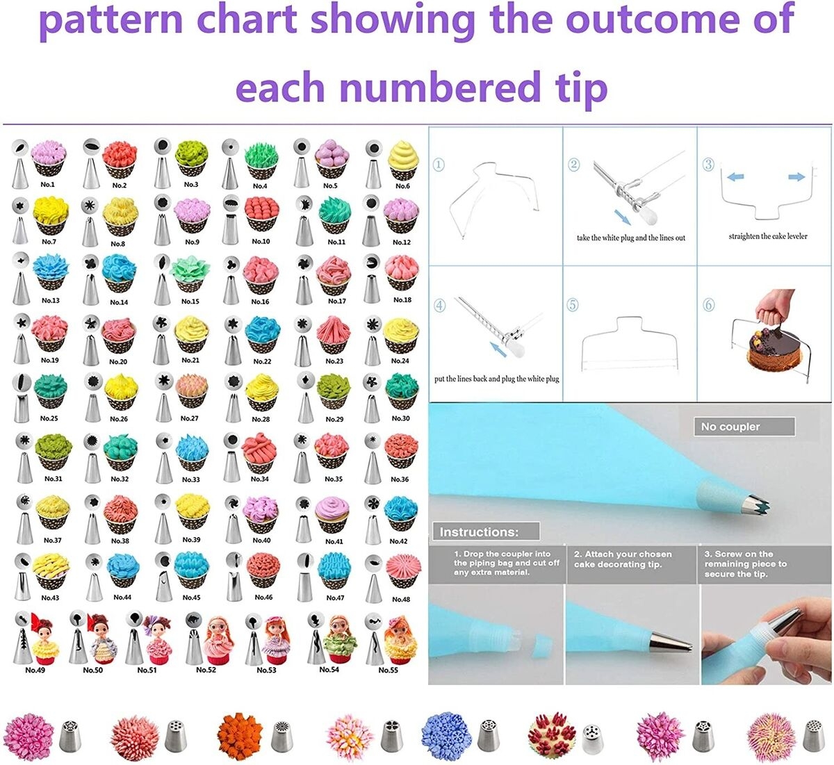 Cake Decorating Supplies Kit For Beginners Baking Pastry Tools Cake Baking Set EBay