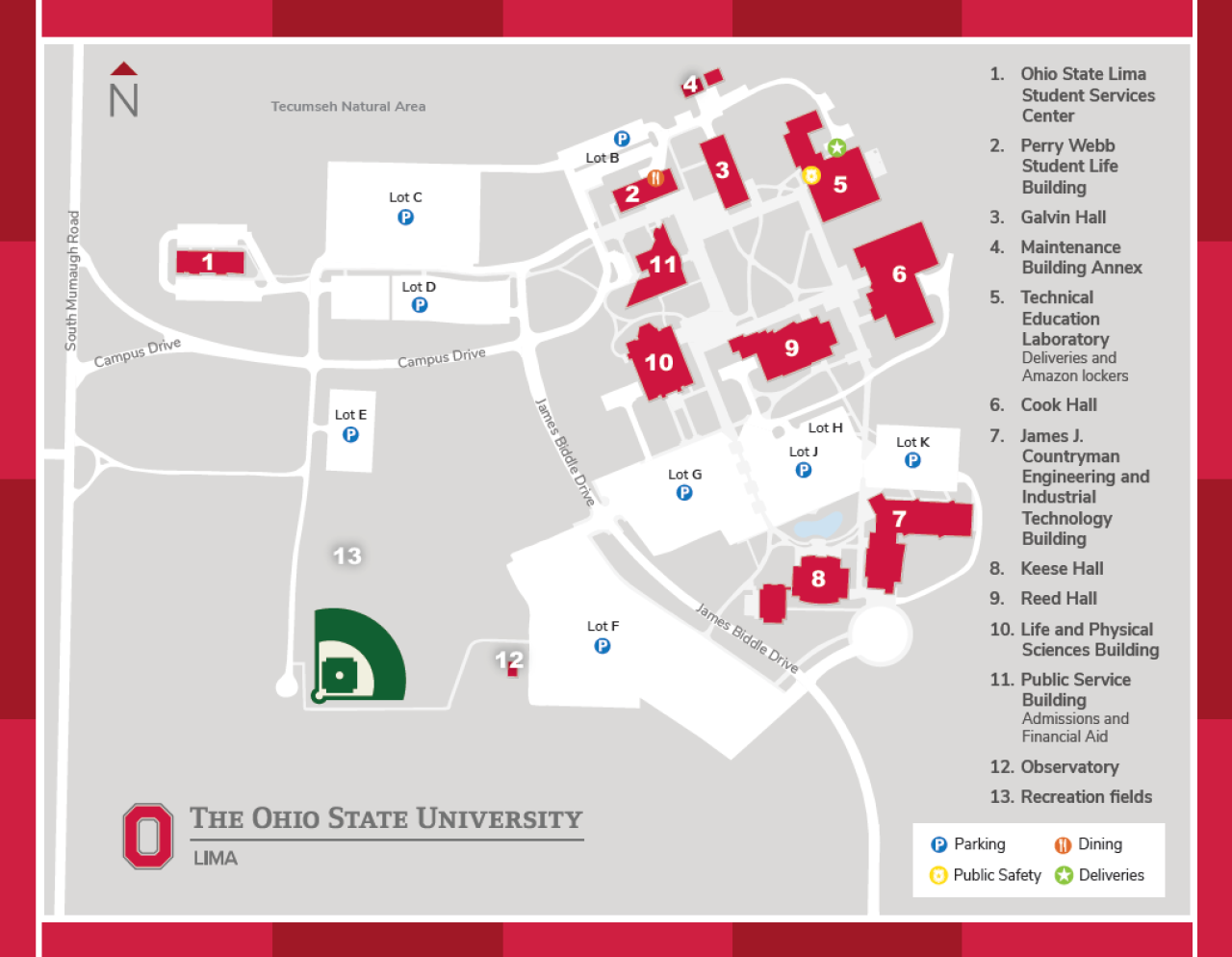 Campus Maps And Directions The Ohio State University