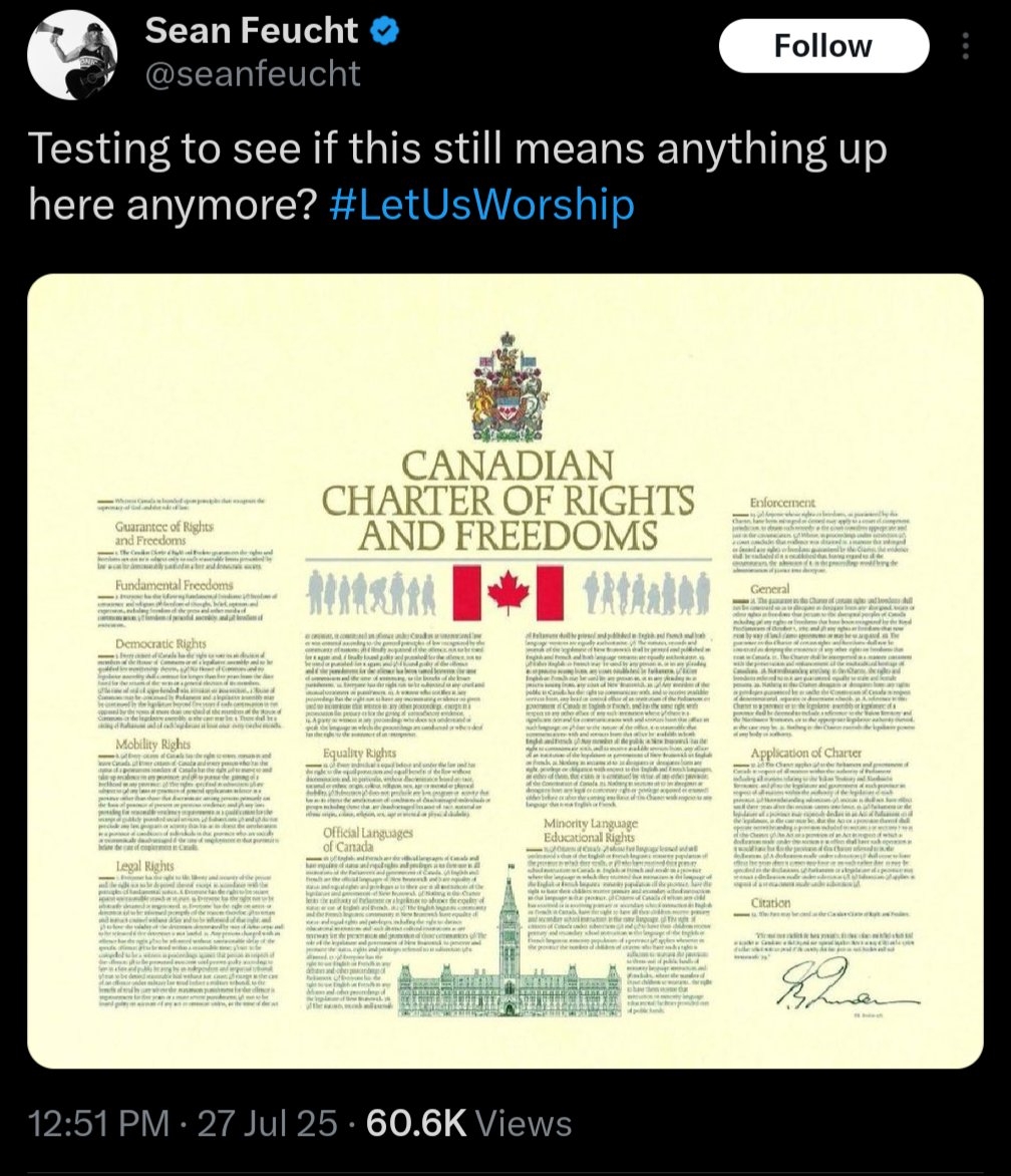Canadian Charter Of Rights And Freedoms RightsOfCanada Posts X
