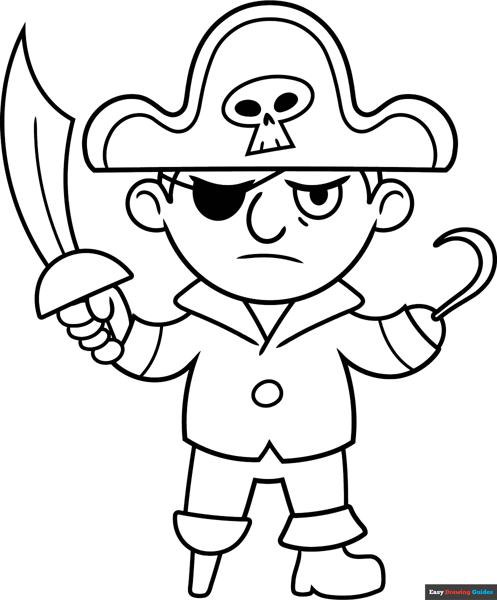 Pirate Coloring Sheets Printable