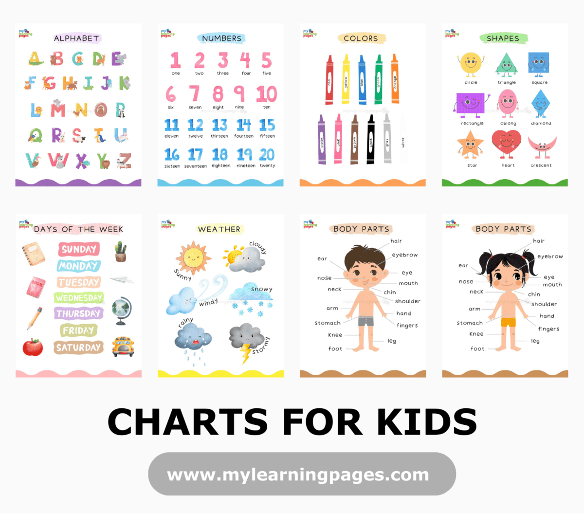 Free Printable Learning Charts