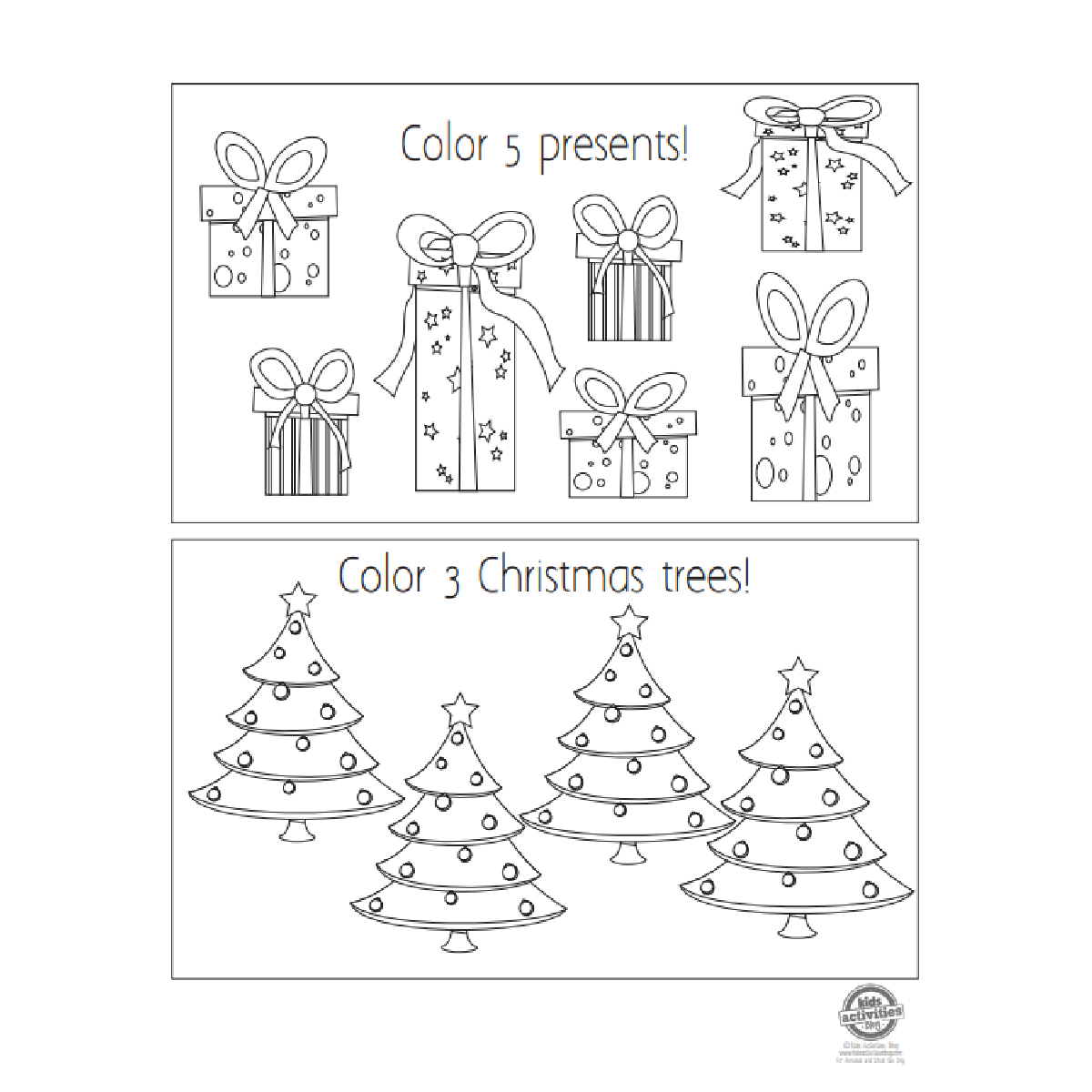 Christmas Preschool Kindergarten Worksheets You Can Print Kids Activities Blog