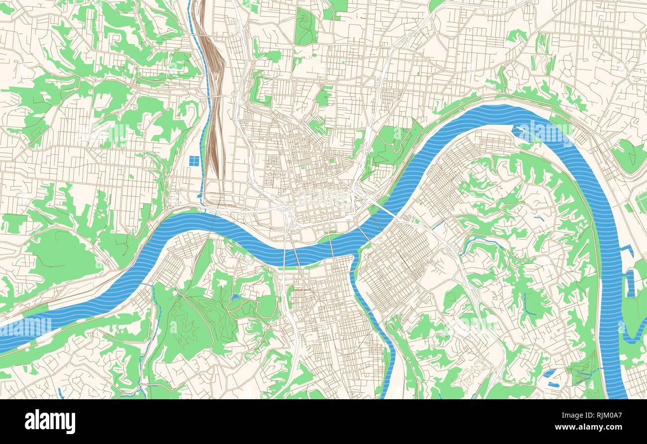 Downtown Cincinnati Map Printable