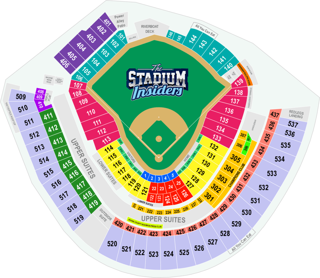 Cincinnati Reds Seating Chart The Stadium Insiders